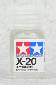 TAMIYA 琺瑯系油性漆 10ml 專用溶劑 X-20